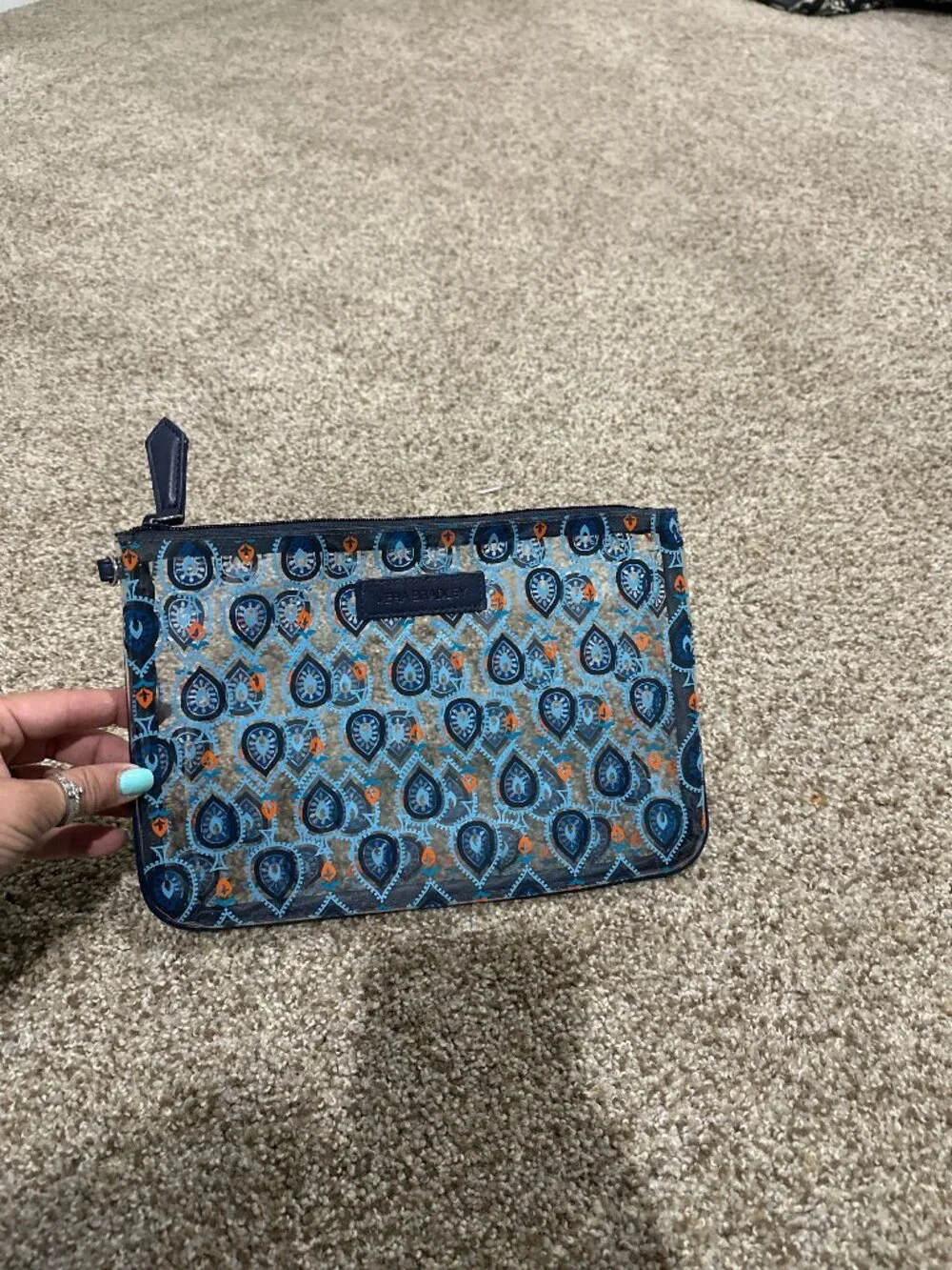 Vera Bradley Printed Plastic Pouch